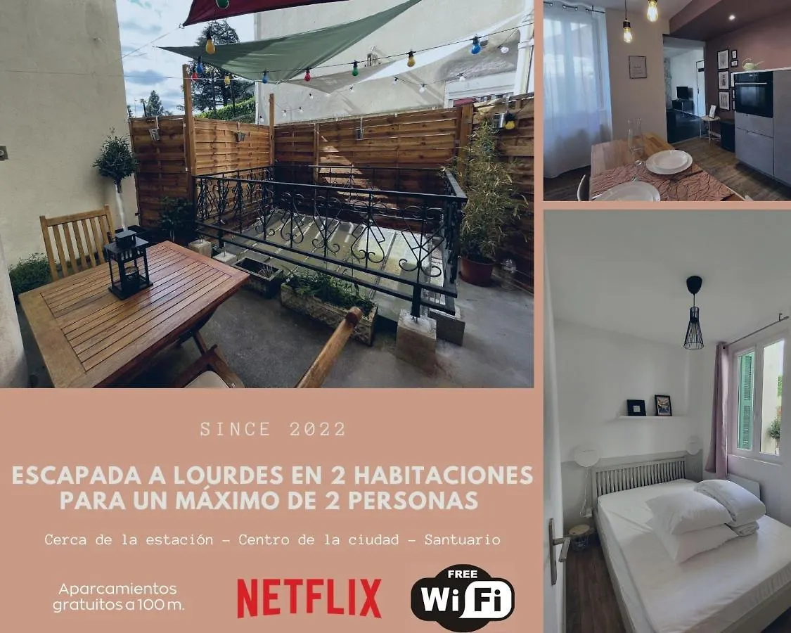 Escapade A Lourdes Dans Beau T2 Avec Terrasse - Proche Gare Et Centre Ville Apartman